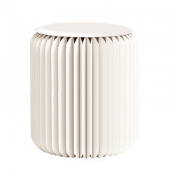 Creative Fashion  Kraft Paper Stool Portable Folding Chair Foot Stool Shoe Bench White